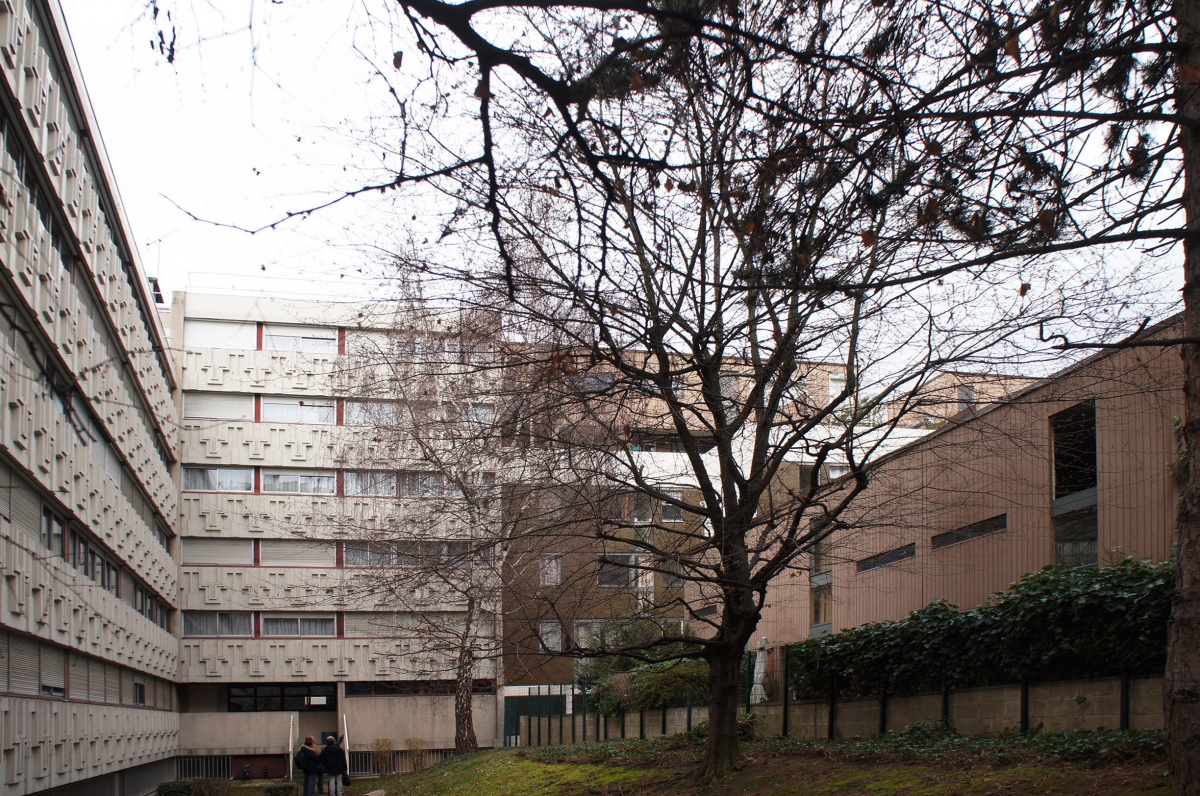 231 logements  Paris - Construction neuve de 81 logements et rhabilitation de 150 logements : SKP_VUE_COUR