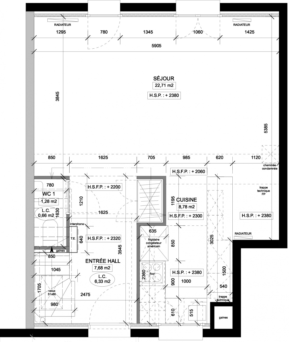 Duplex appartement : Appartement-duplex-marly-plan-r+1