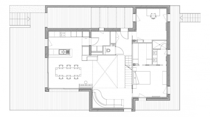 Maison sur le Pont (94) : Plan RDC