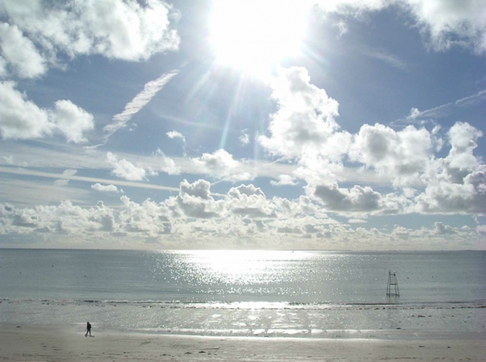 rnovation d'une villa de bord de mer, morbihan, bretagne : plage