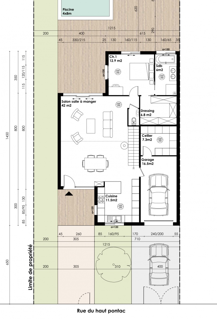 Construction d'une maison individuelle : RDC